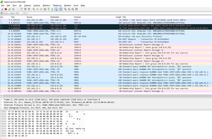 Using Wireshark to Sniff an SMB transmission image 6