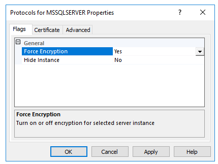 Enable Encryption for Microsoft SQL Server Connections image 7
