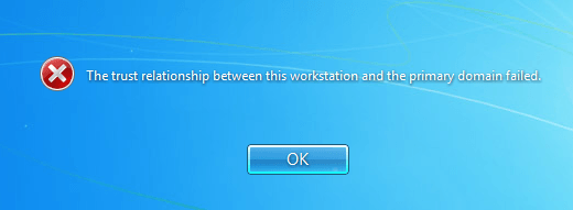 How to Fix “Trust relationship has failed” Error image 1